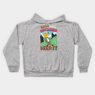 Enjoy the Greater Outdoors, Dare It! Kids Hoodie